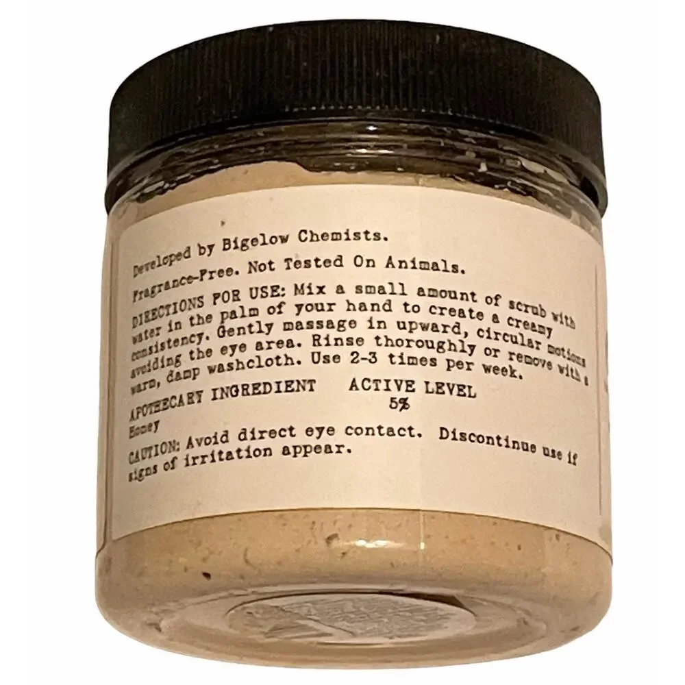 C O Bigelow Honey Almond Scrub Emollient Formula NEW Original Formula & Package